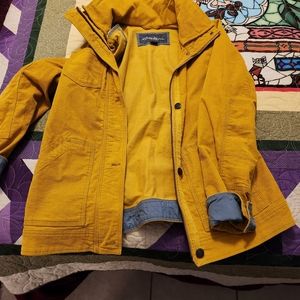 Eddie Bauer Mustard Yellow Utility Jacket